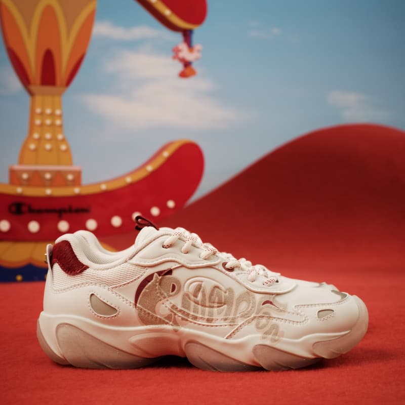 Кроссовки Champion Low Top Crepe Sneakers Женские Новогодний Красный - изображение 8