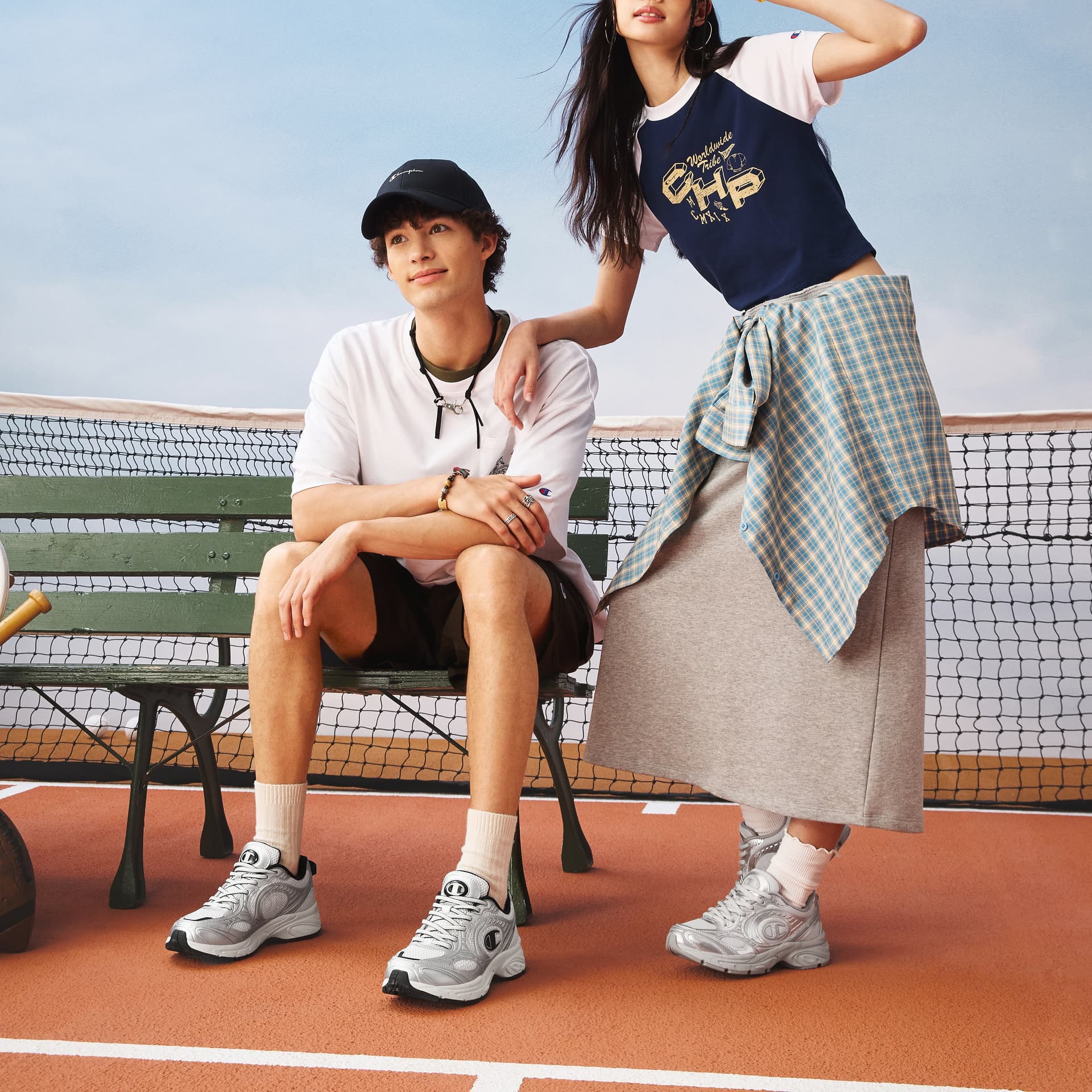Кроссовки для бега Champion Low Top Беговые кроссовки Унисекс Серебристо-белый Day Речный Каменный серый - изображение 6