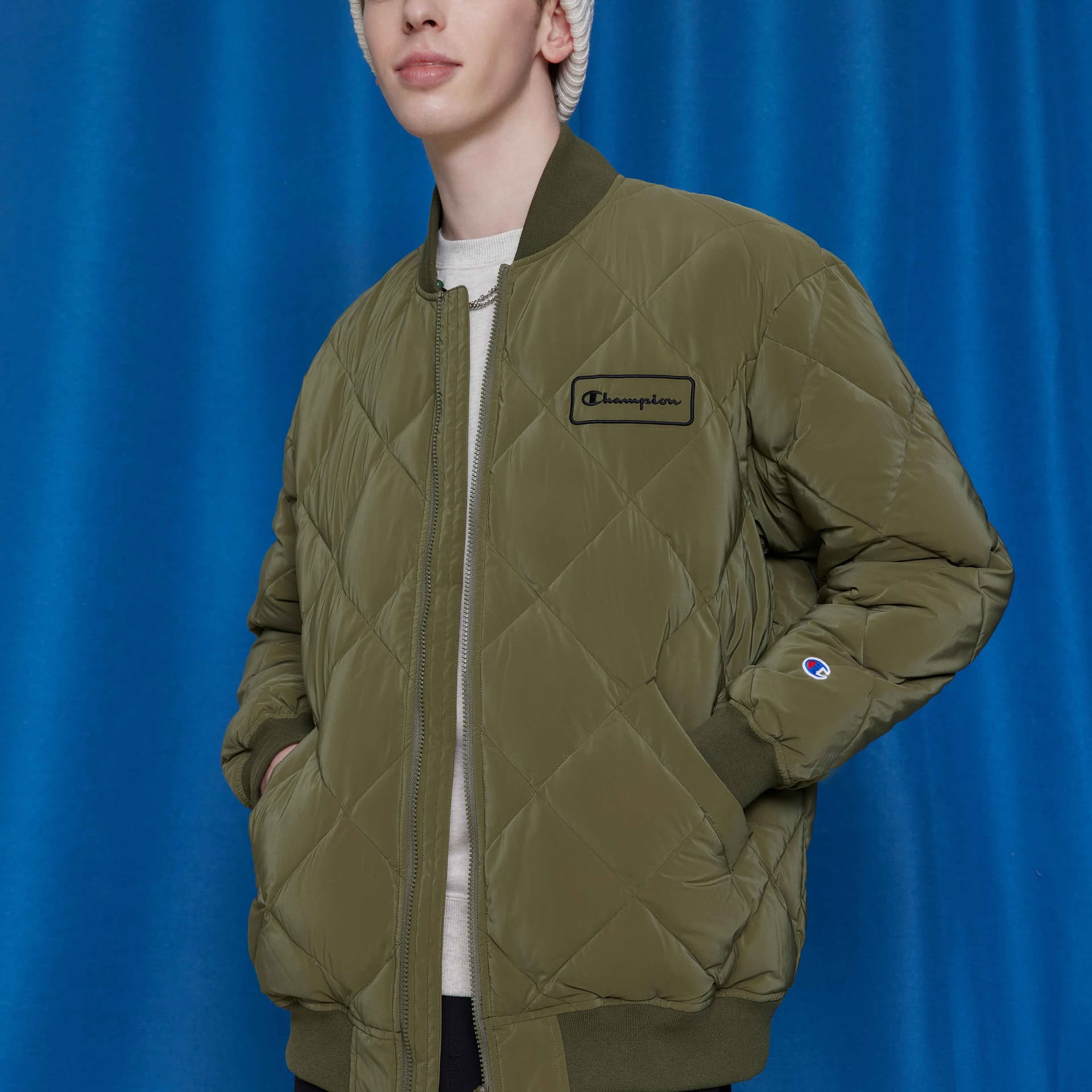 Зимняя куртка Champion FW22 logo - изображение 3