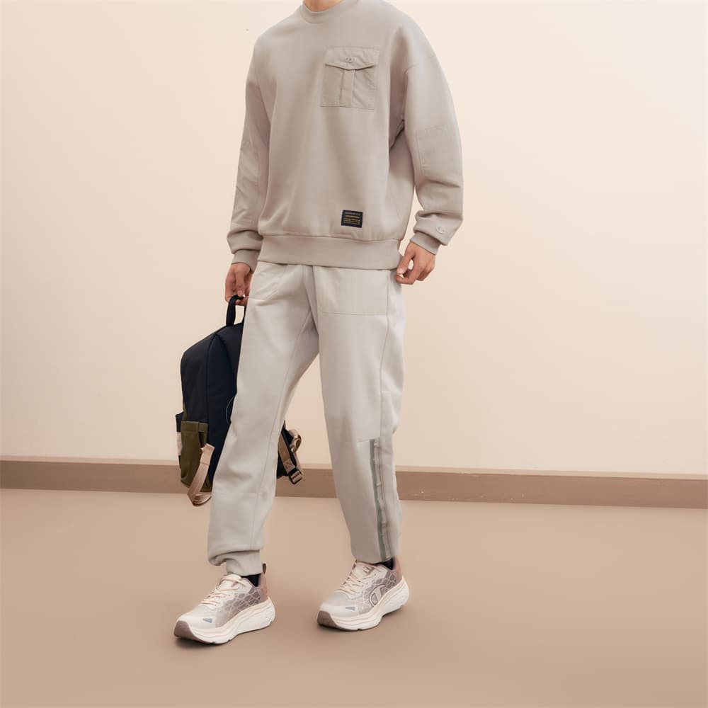 Штаны Champion FW24 C Tech Вязаные тренировочные штаны унисекс серые - изображение 6