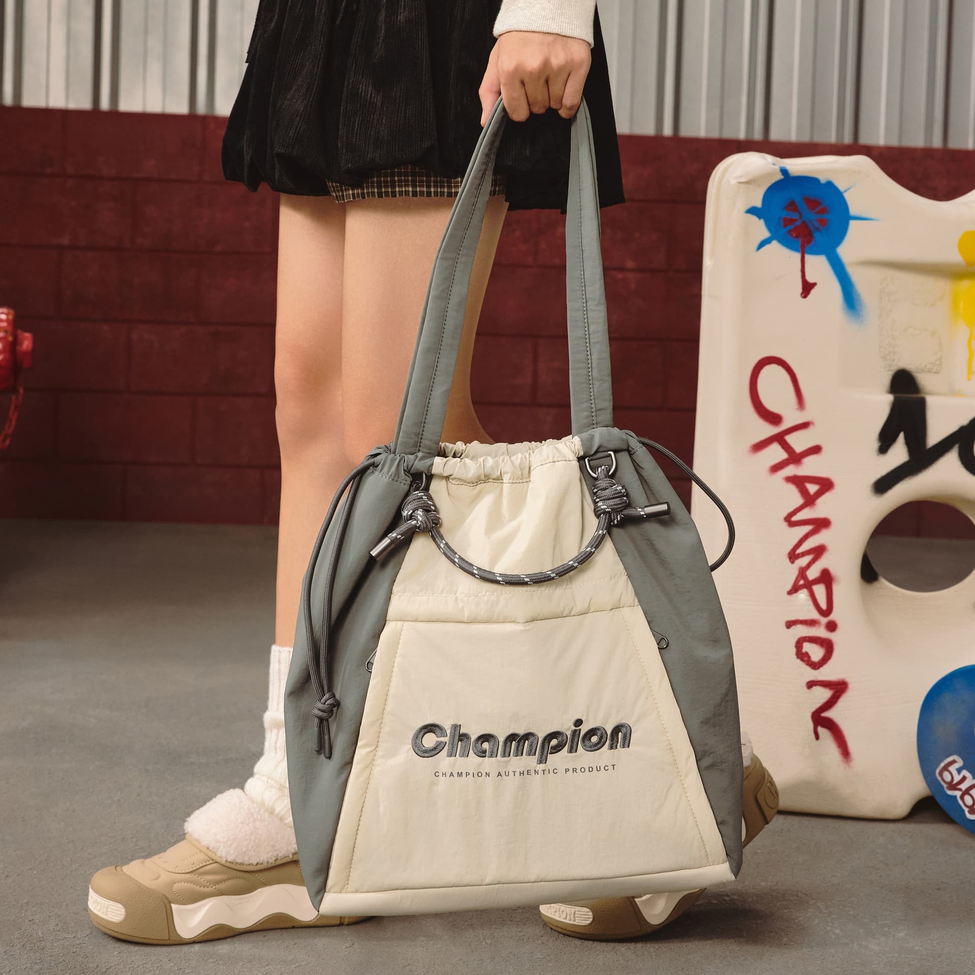 Мини-сумка Champion Ткань Сумка через плечо Унисекс - изображение 7