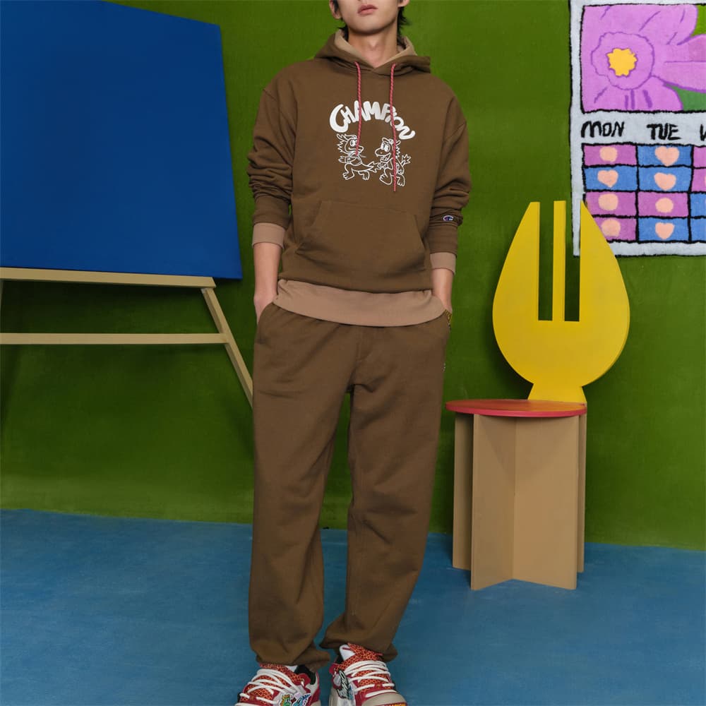 Худи Champion SS24 Logo - изображение 3