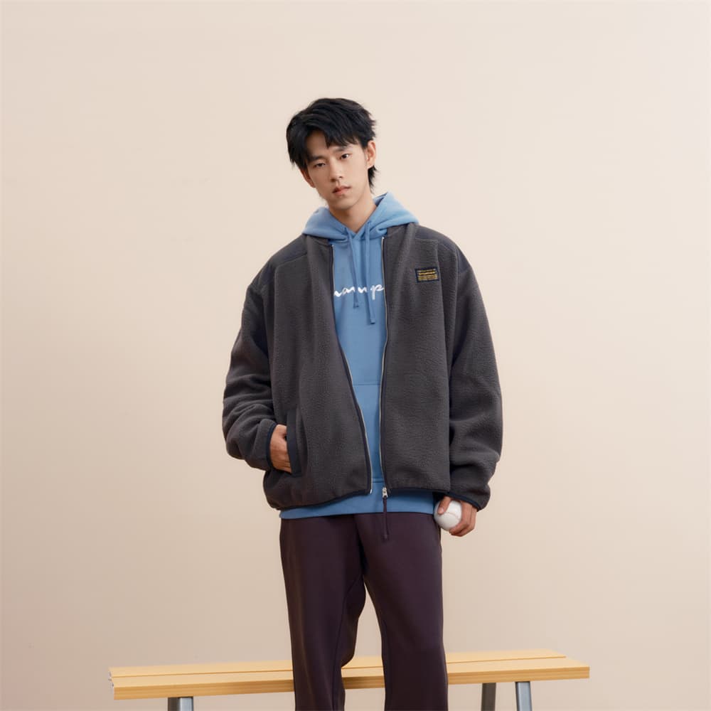 Куртка Champion FW24 SURPLUS+Utility Куртки Пальто Унисекс Темно-Серый - изображение 4