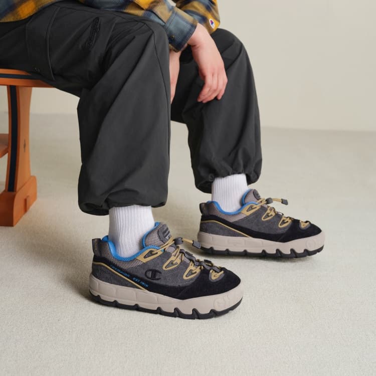 Кроссовки Champion Skate Shoes Low Top Черный Туманный Серый Мужской - изображение 7