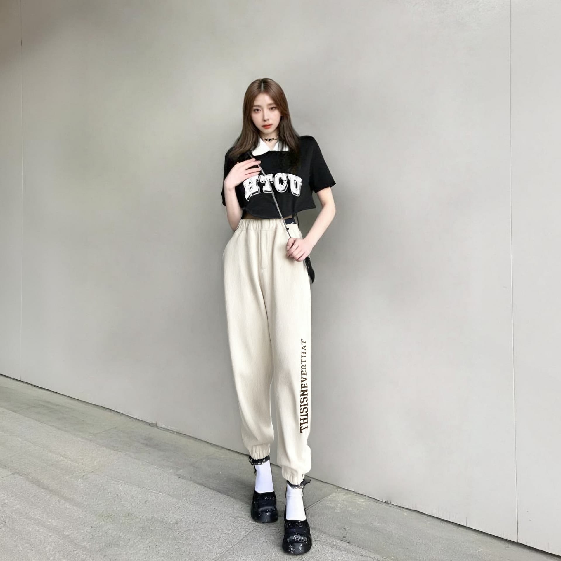 Штаны Champion x Thisisneverthat FW23 C-Logo - изображение 3