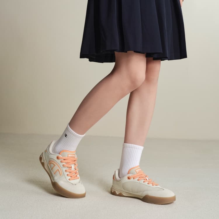 Кроссовки Champion Skate Shoes Low-Top Linen Daisy Orange Women's - изображение 6