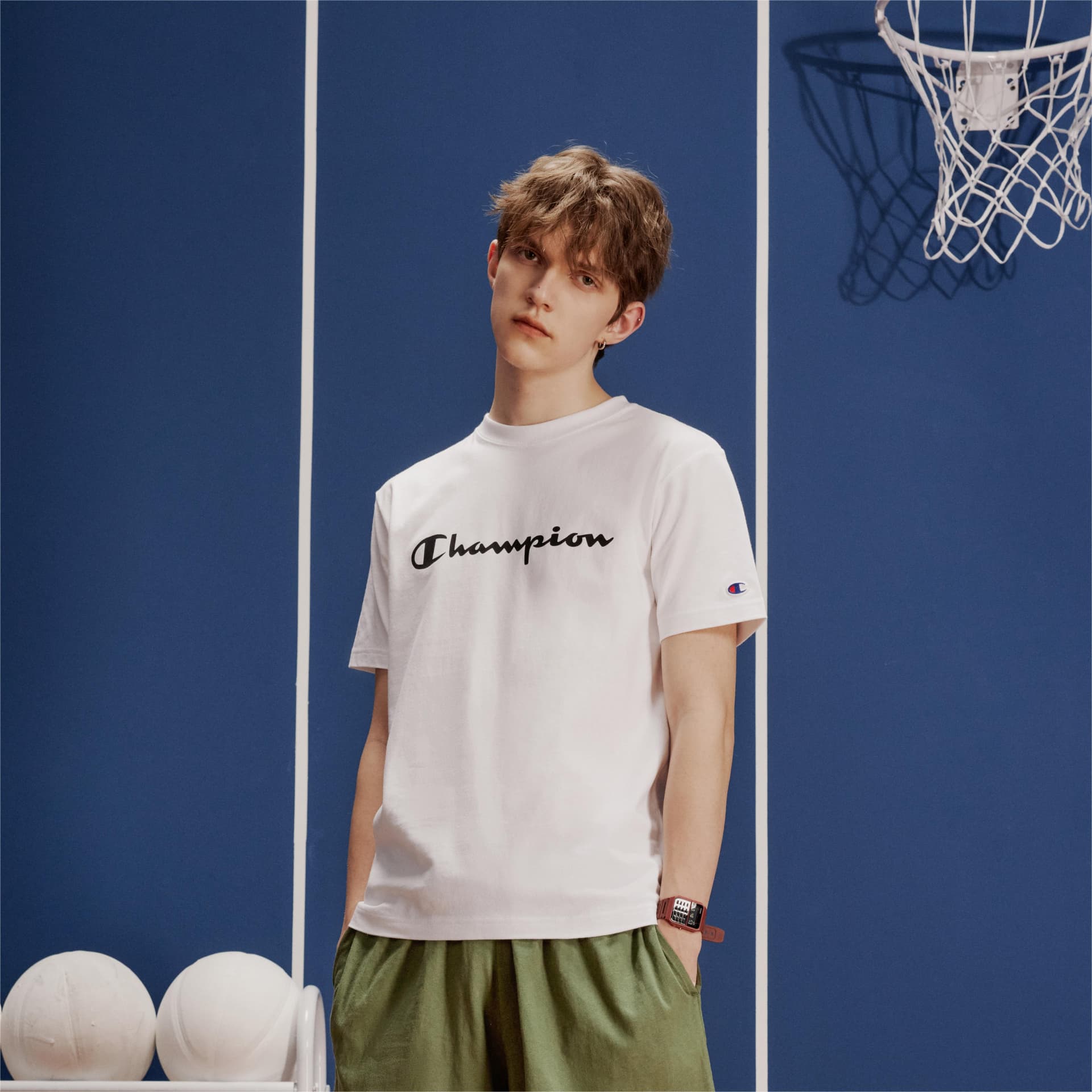 Футболка Champion SS22 Basic LogoT - изображение 4