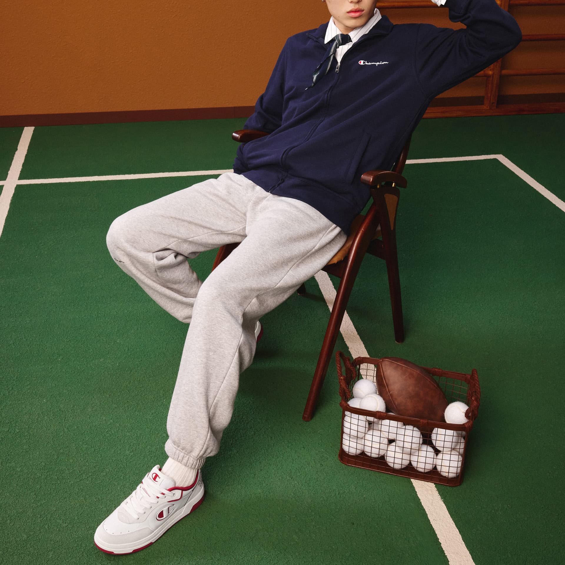 Кроссовки Champion Street Skater 2 Milk White Ember Red - изображение 7