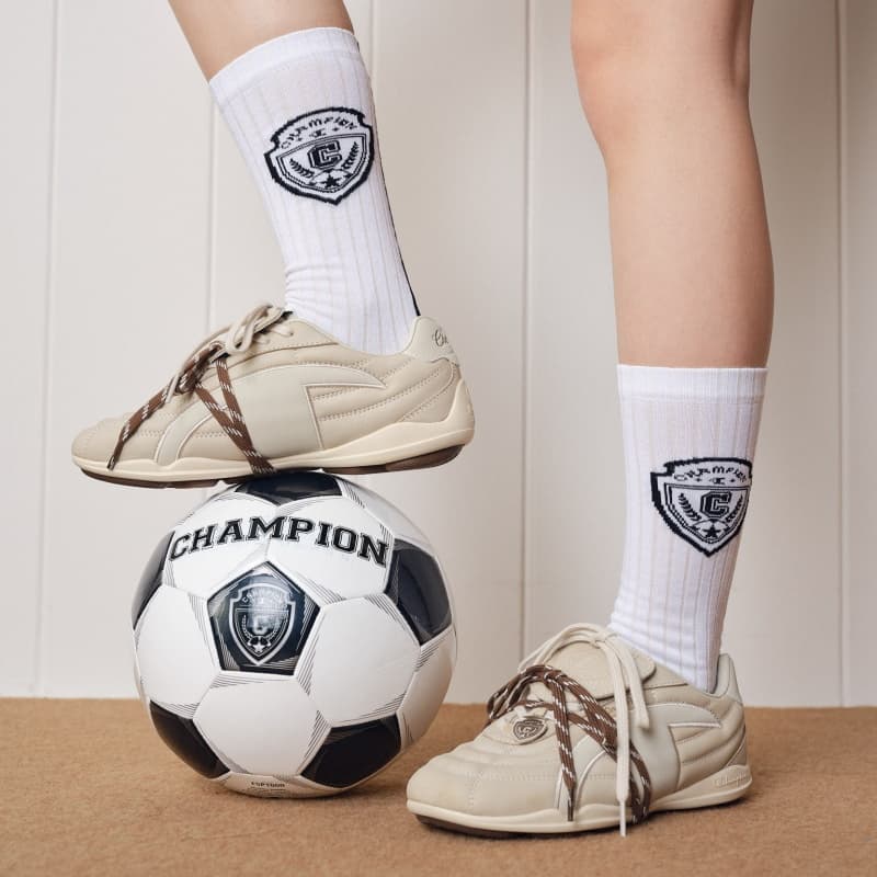 Кроссовки для бега Champion Беговые кроссовки Low Top Молочно-белый Шишечно-коричневый Женские - изображение 6