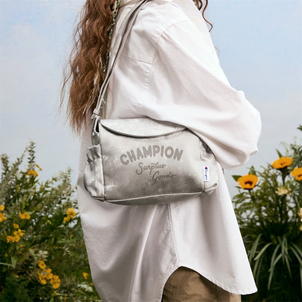 Мини-сумка Champion Denim Сумка через плечо Стандартная (Стандартная) Унисекс Лунный камень Синий Дымчатый Серый Гелиолит Серый - изображение 17
