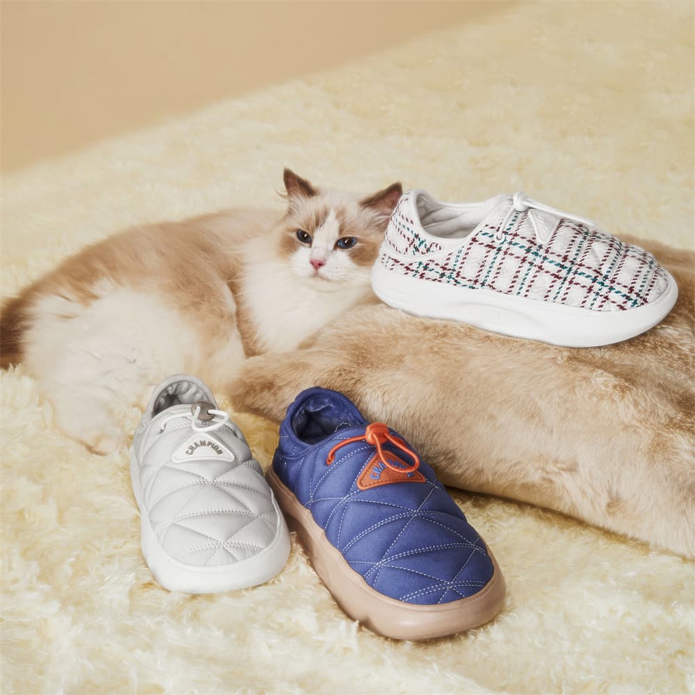 Кроссовки Champion Low-Top Повседневная Обувь Женская Пемзовый Серый Молочный Белый - изображение 8