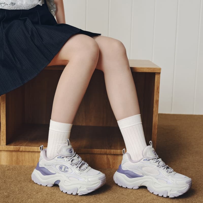 Кроссовки Champion Low Top массивные кроссовки женские Серебряный Береза Серый SPHINX Фиолетовый - изображение 8