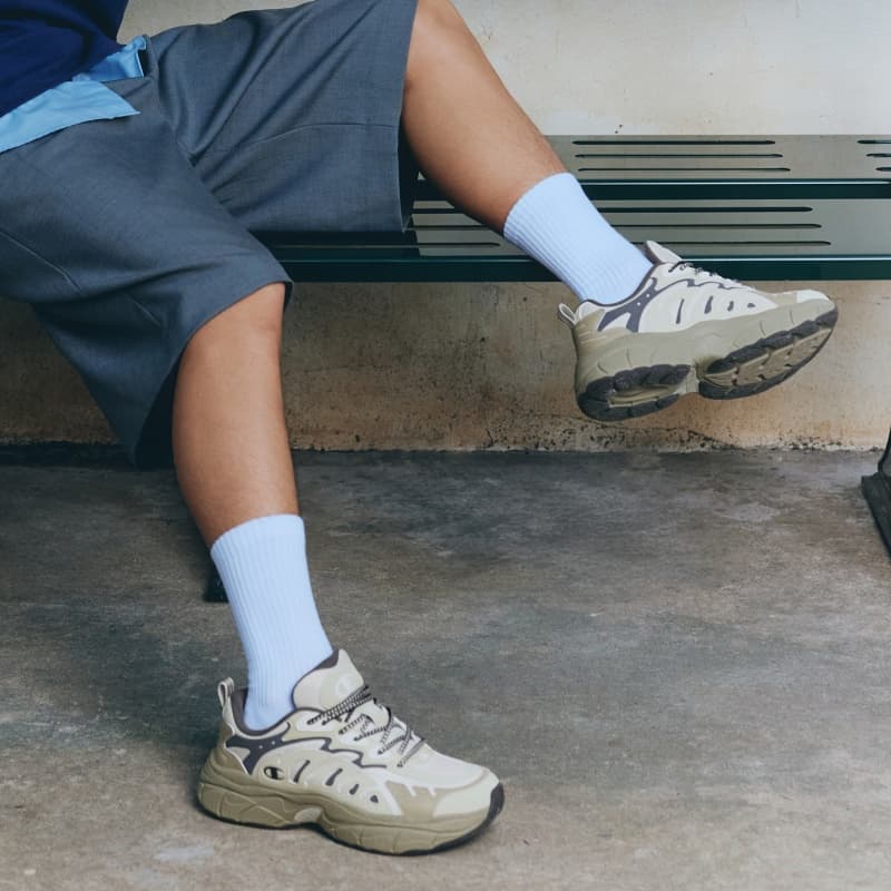 Кроссовки Champion Low Top Massive Sneakers Мужские Серый Зеленый Березовый Серебристый - изображение 6