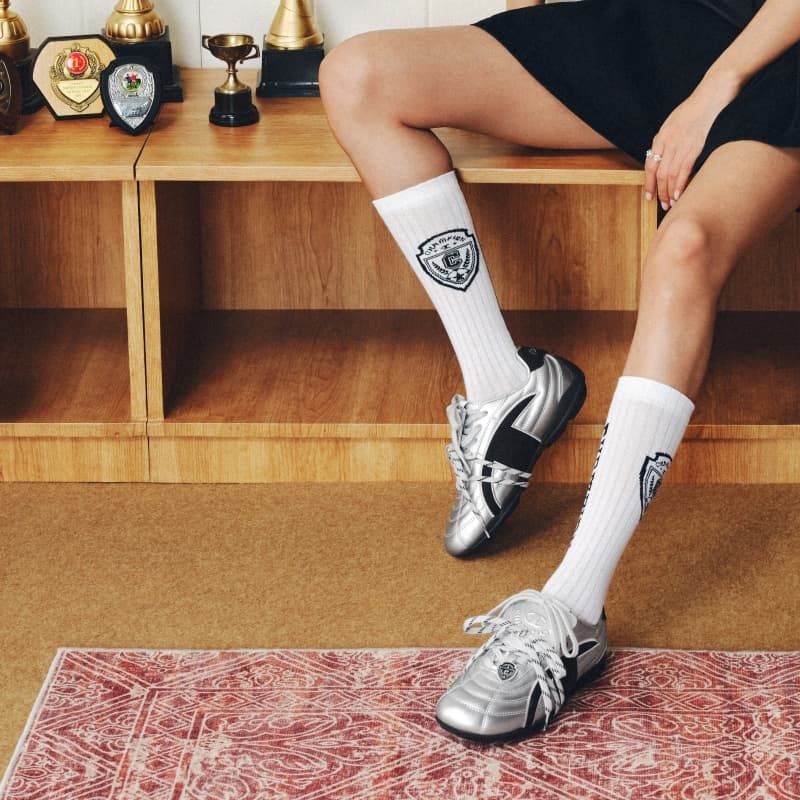 Кроссовки для бега Champion Беговые кроссовки Low Top Silver White Black Мужские - изображение 7