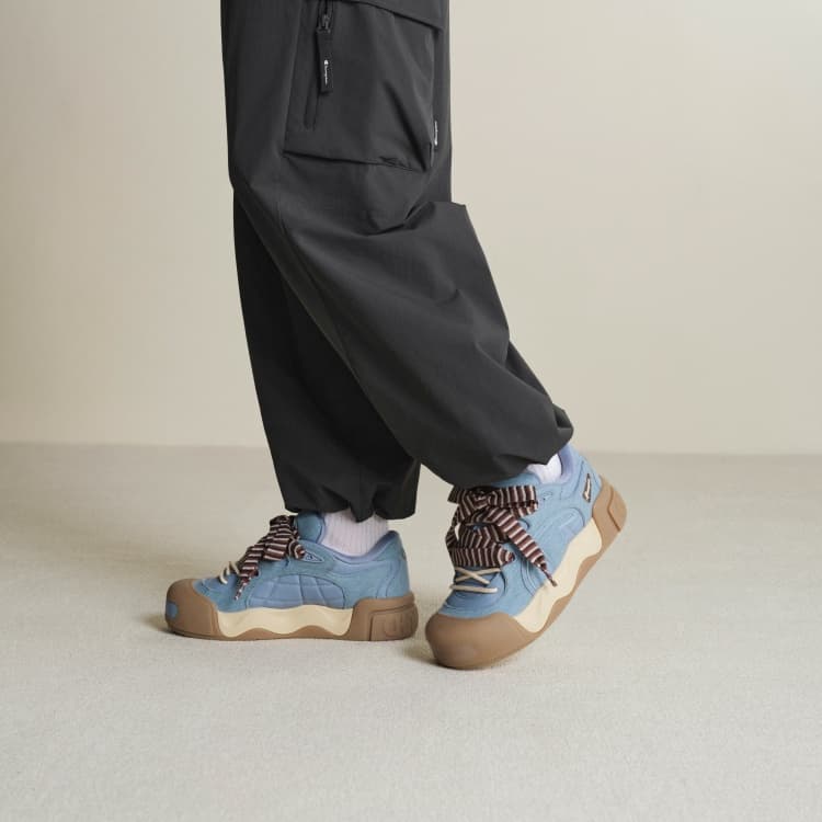 Кроссовки Champion Skate Shoes Low-Top Denim Blue Pine Brown Men's - изображение 8