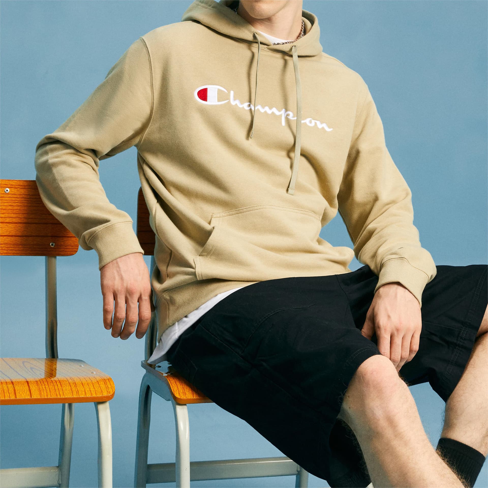 Худи Champion SS24 Legacy logo - изображение 5