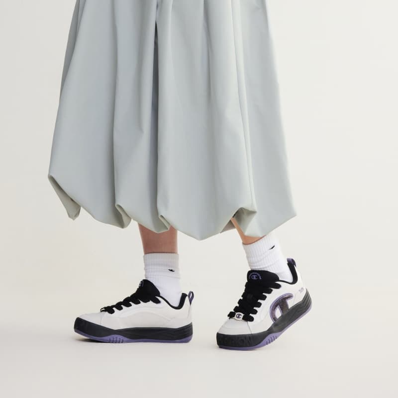 Кроссовки Champion Skate Shoes Low Top Молочно-белый Черный Женские - изображение 6