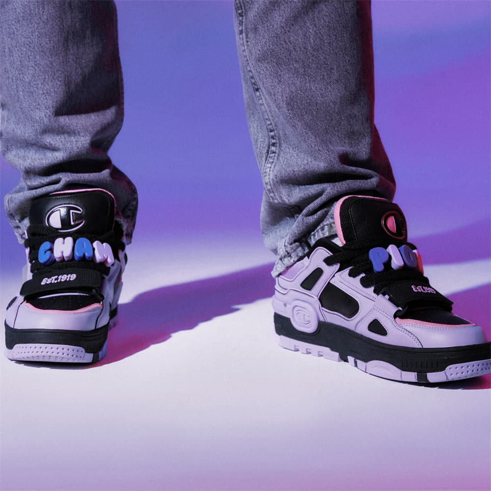 Кроссовки BIGHEART x Champion Essentials Black Purple - изображение 7