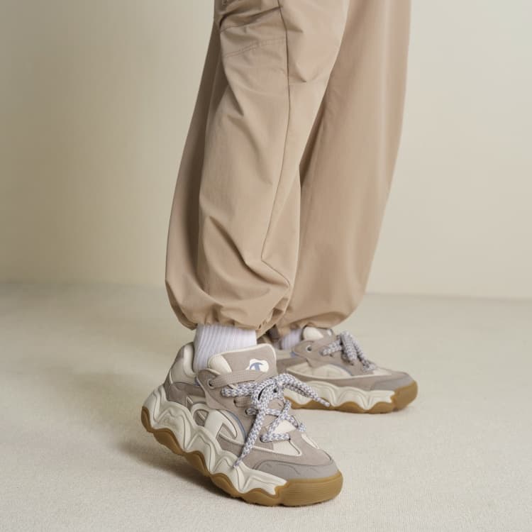 Кроссовки Champion Skate Shoes Low-Top Pine Velvet Light Brown Linen Men's - изображение 8