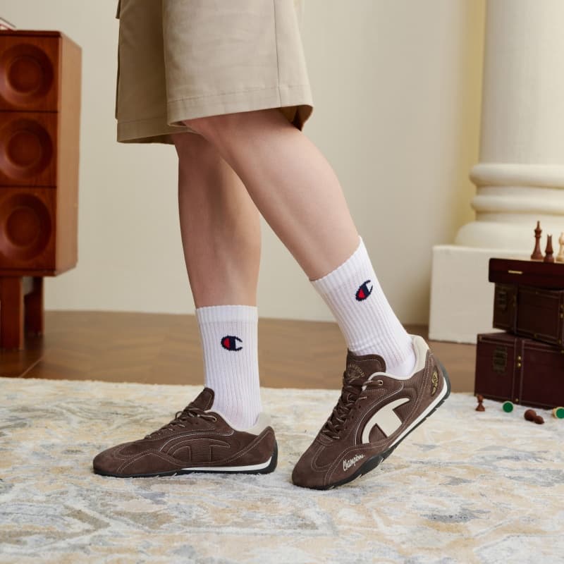 Кроссовки Champion Low-Top Повседневная Обувь Мужская Шишка Коричневый Кремовый Абрикос Бежевый - изображение 8