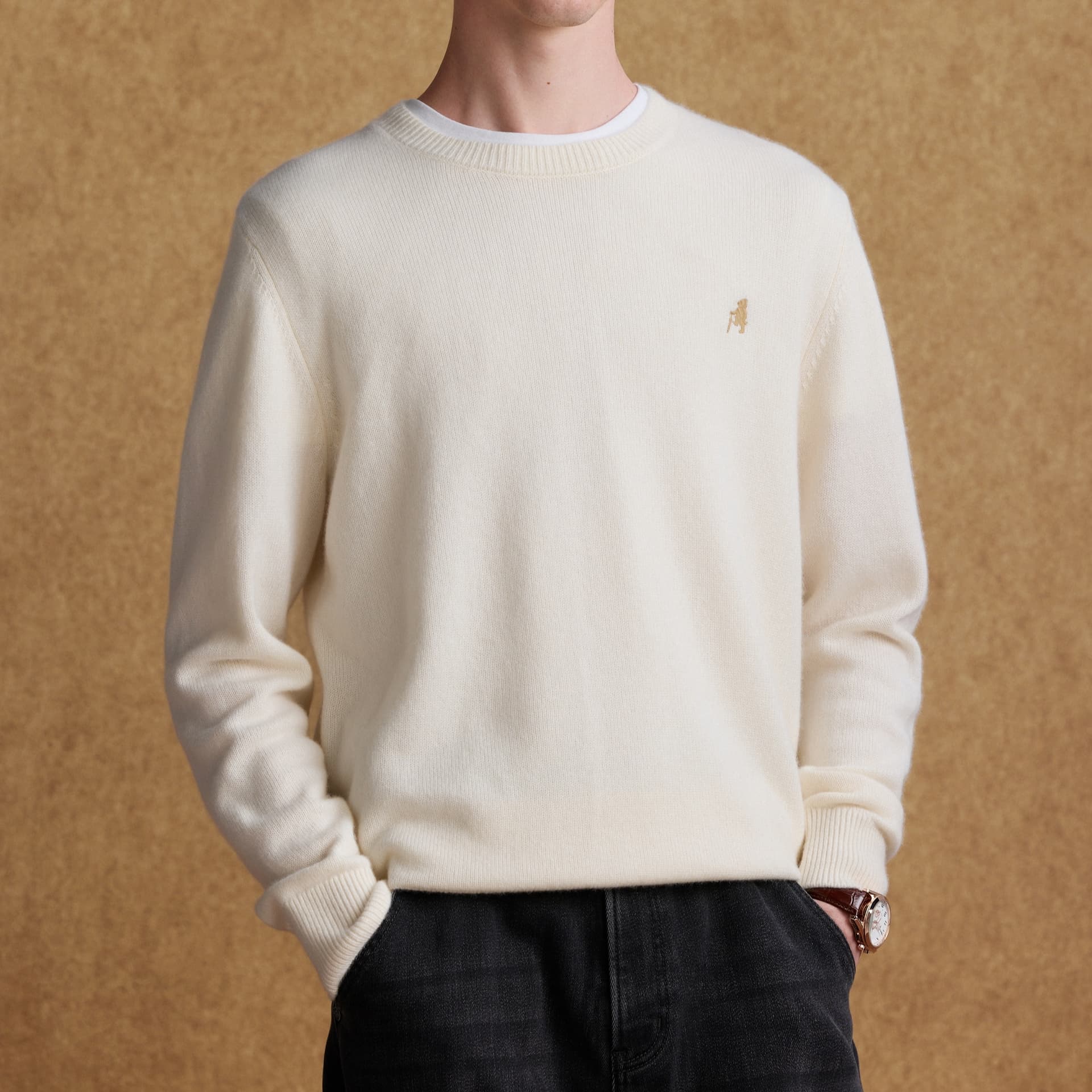 Кофта Teenie Weenie Men FW24 Свитер Унисекс Айвори Белый - изображение 3