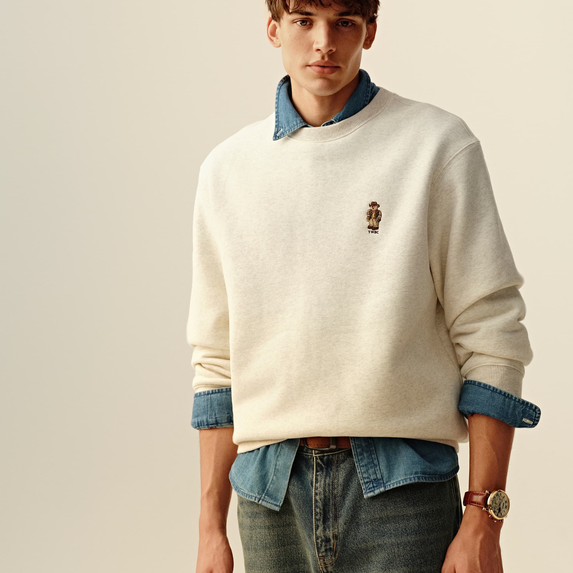 Худи Teenie Weenie Men Evergreen Preppy Style Унисекс Толстовка - изображение 5