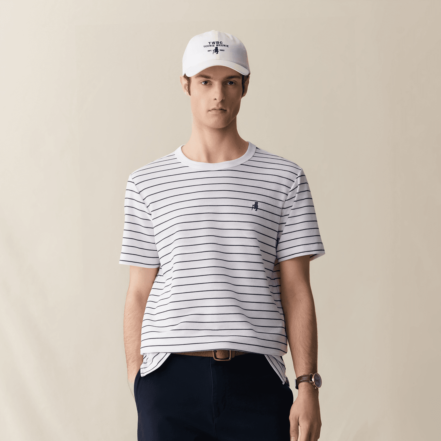 Футболка Teenie Weenie Men Evergreen Preppy Style Мужская T-рубашка - изображение 5