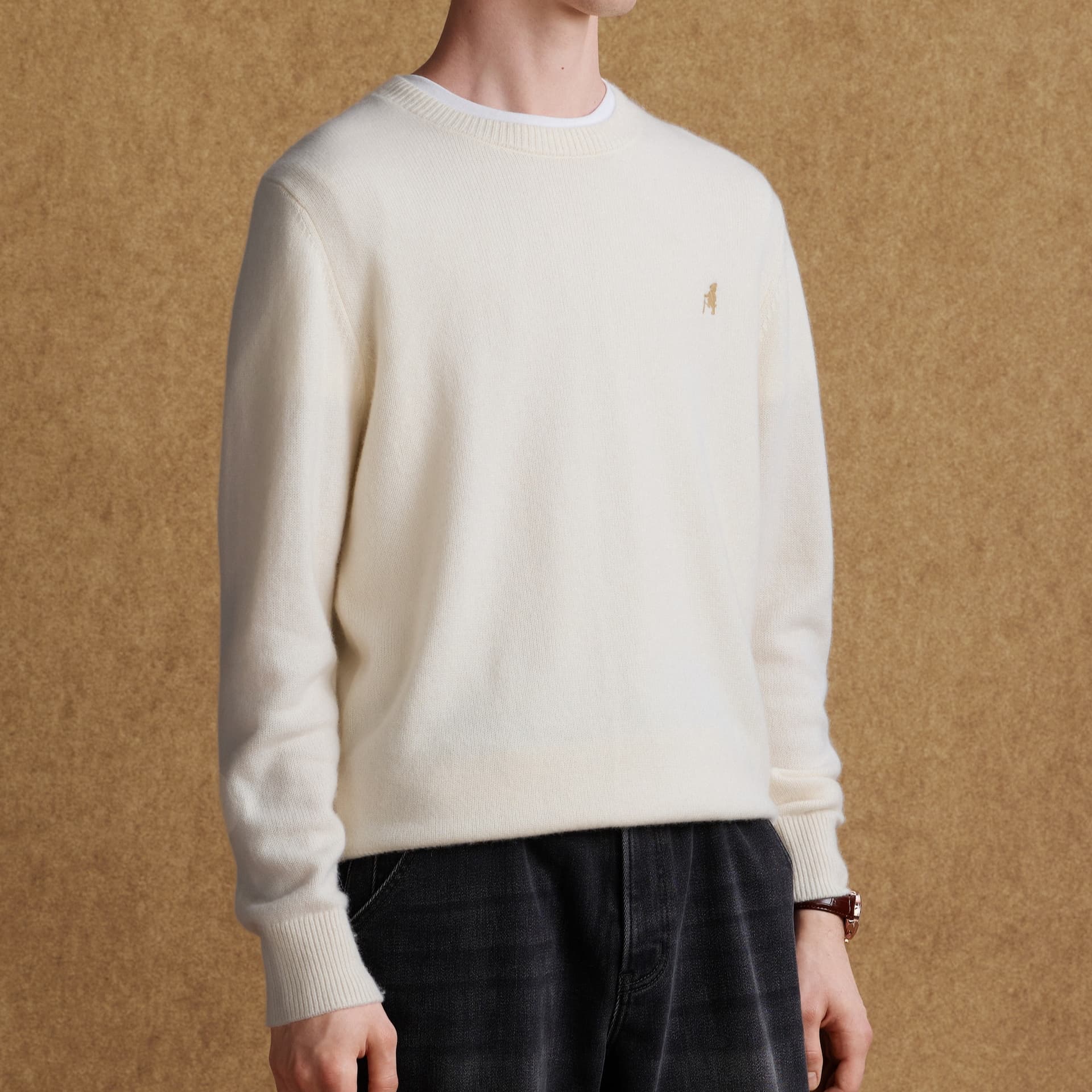 Кофта Teenie Weenie Men FW24 Свитер Унисекс Айвори Белый - изображение 4