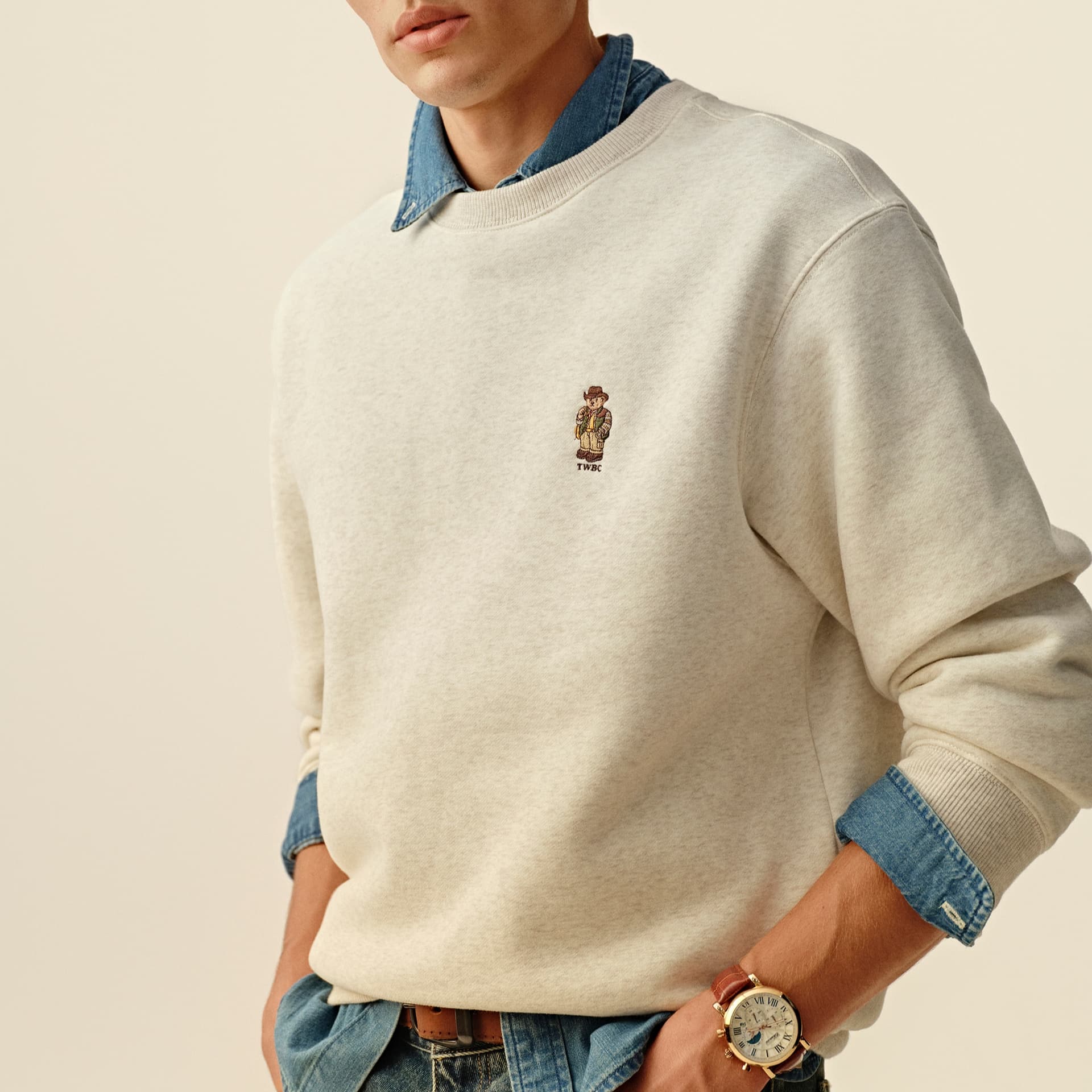 Худи Teenie Weenie Men Evergreen Preppy Style Унисекс Толстовка - изображение 6
