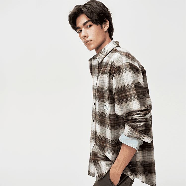 Рубашка Teenie Weenie Men Evergreen Preppy Style Унисекс Рубашки - изображение 6