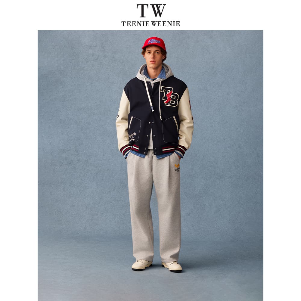 Куртка Teenie Weenie Men Evergreen Preppy Style Темно-синие унисекс куртки - изображение 6