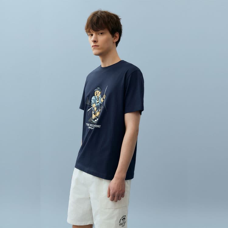 Футболка Teenie Weenie Men 24SS T-рубашка Летняя Унисекс - изображение 7