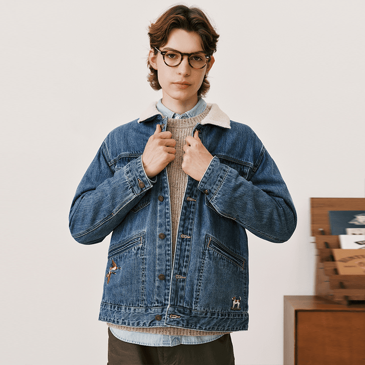 Джинсовая куртка Teenie Weenie Men FW23 vibe - изображение 8