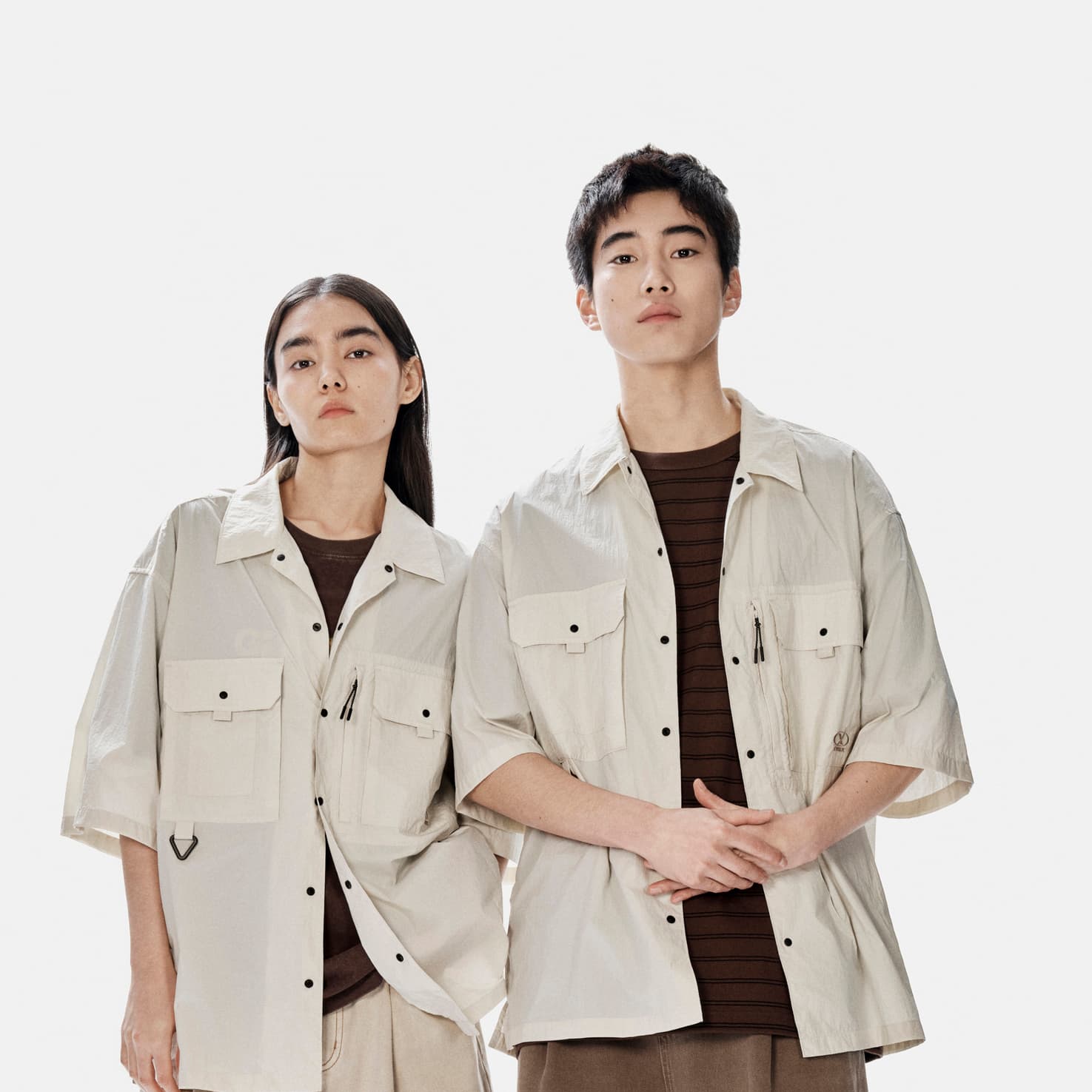 Рубашка Teenie Weenie Men Evergreen Collection Айвори Белый Унисекс Рубашки - изображение 4