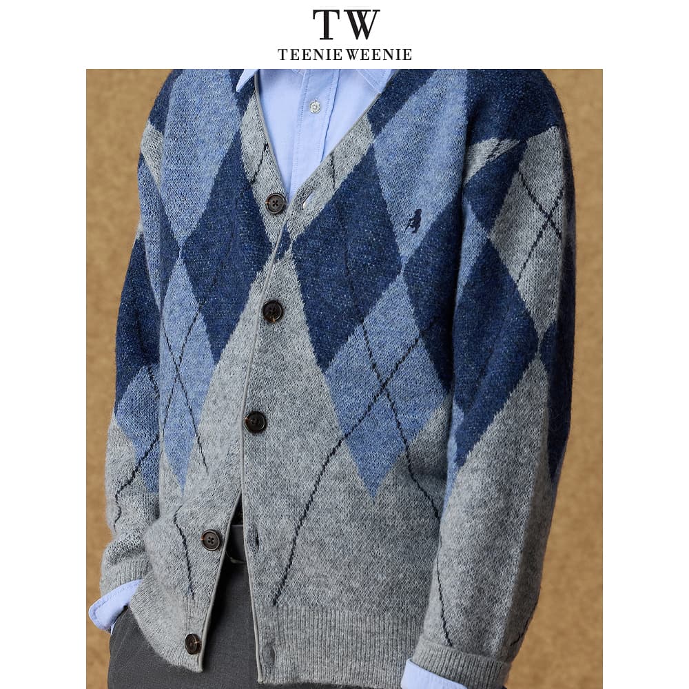 Кофта Teenie Weenie Men Evergreen Preppy Style Темно-синий Мужской Свитеры - изображение 5