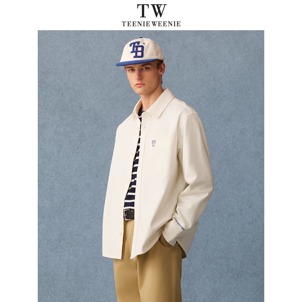 Рубашка Teenie Weenie Men American Old Money Style Collection Белый Мужской Рубашки - изображение 3