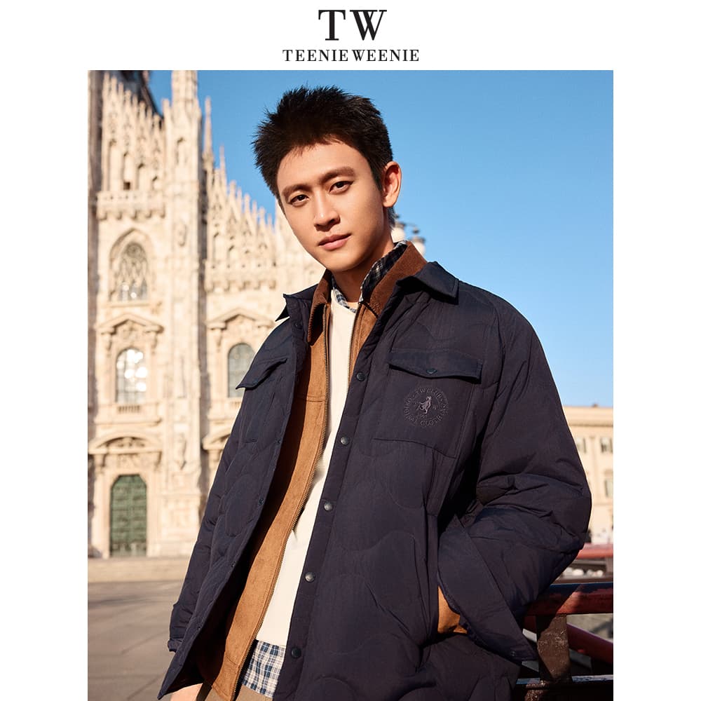 Футболка Teenie Weenie Men Evergreen Preppy Style Унисекс T-рубашки - изображение 3