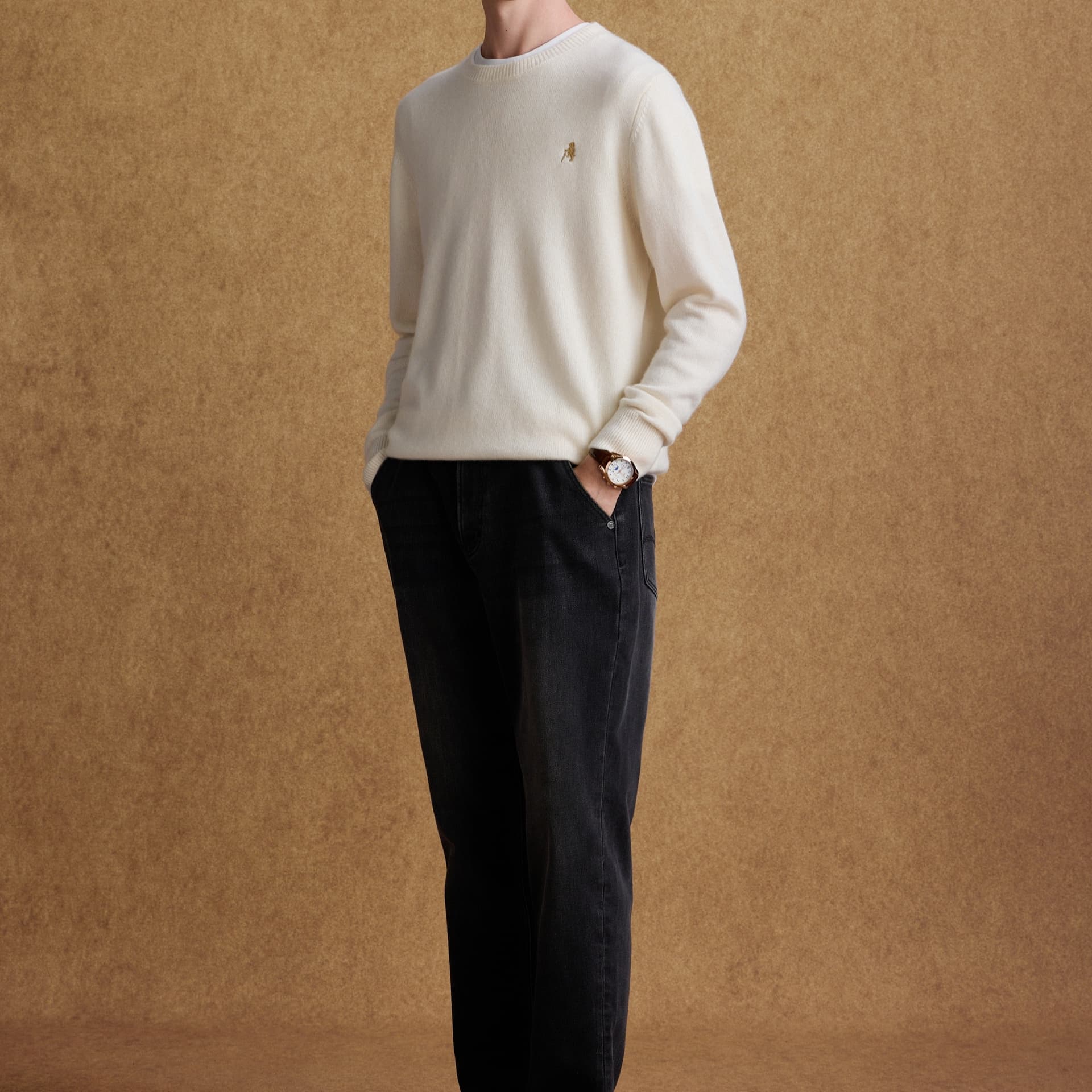 Кофта Teenie Weenie Men FW24 Свитер Унисекс Айвори Белый - изображение 7