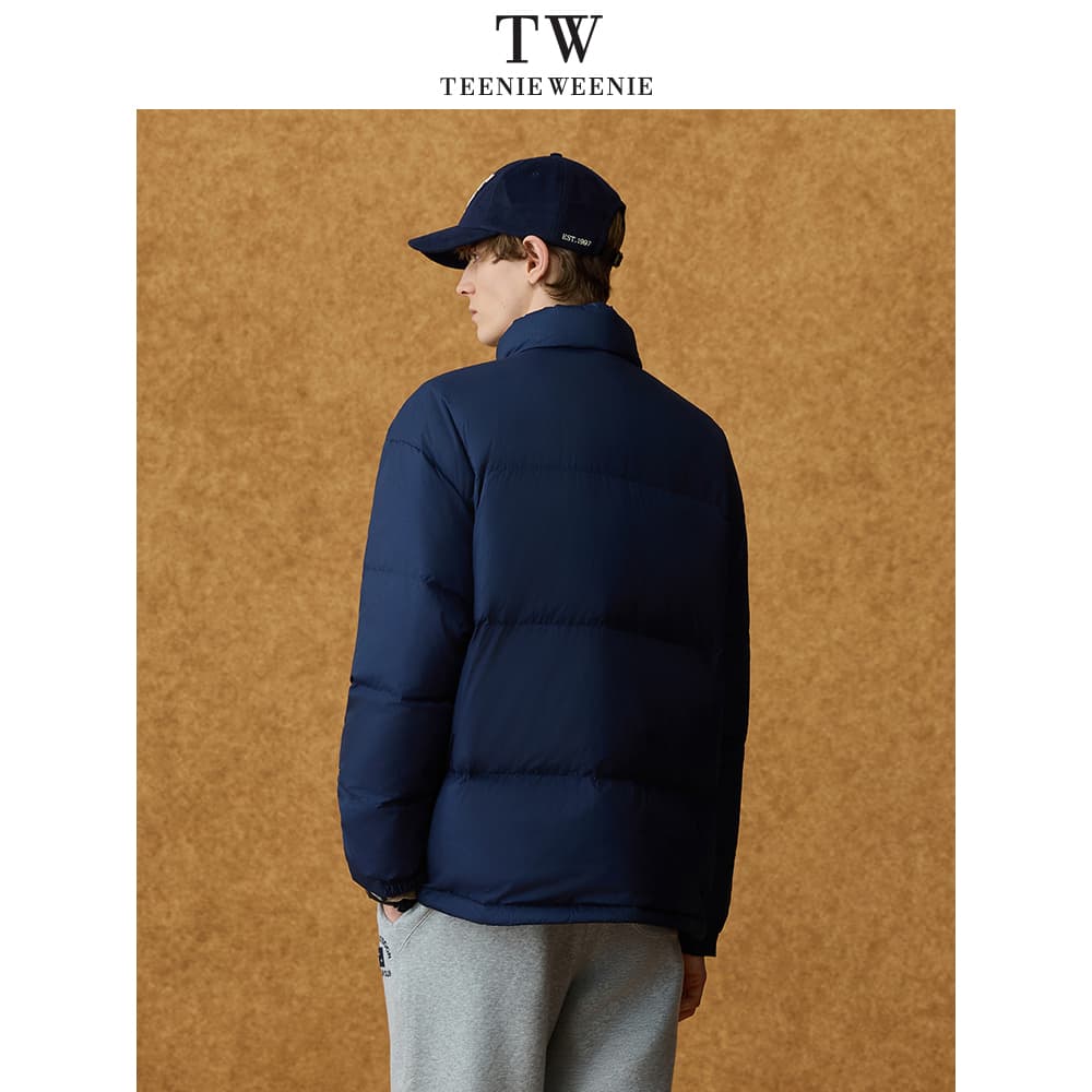 Зимняя куртка Teenie Weenie Men Light Warmth Collection Темно-синий Мужской Пуховики - изображение 4