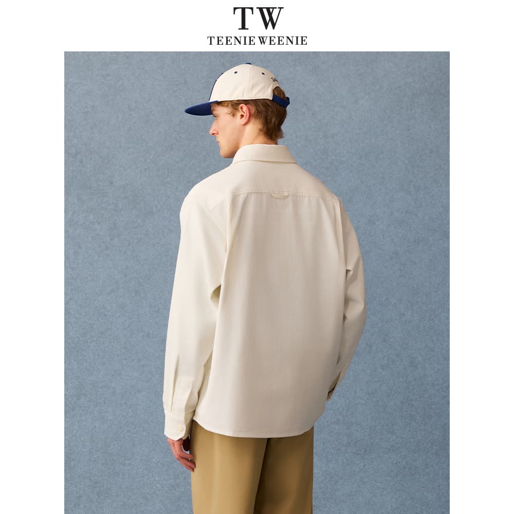 Рубашка Teenie Weenie Men American Old Money Style Collection Белый Мужской Рубашки - изображение 4