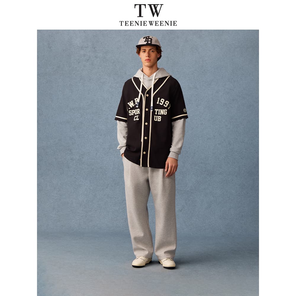 Рубашка Teenie Weenie Men Evergreen Preppy Style Черный Унисекс Рубашки - изображение 6