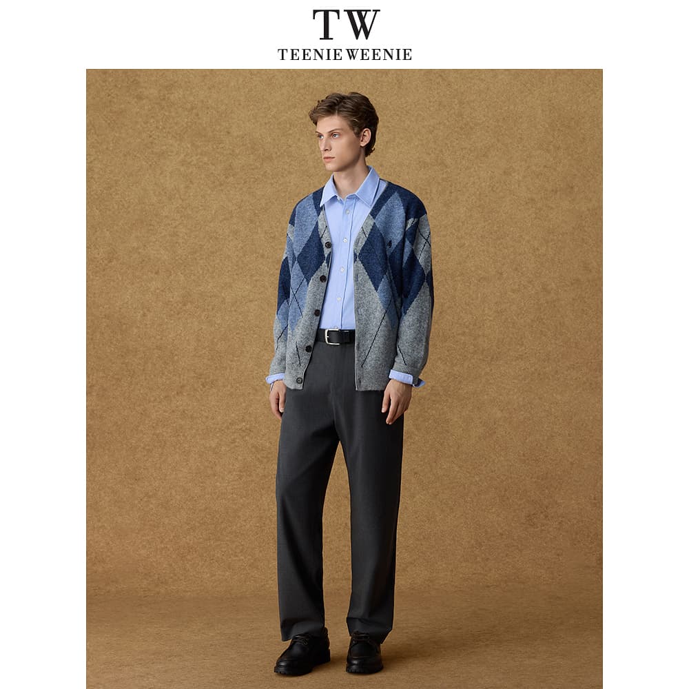 Кофта Teenie Weenie Men Evergreen Preppy Style Темно-синий Мужской Свитеры - изображение 6