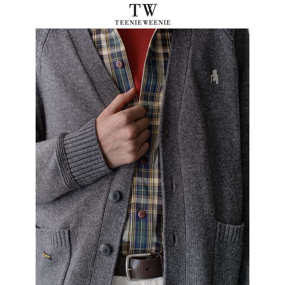 Teenie Weenie Men American Old Money Style Collection Timeless Preppy Style Трикотажная сумка для покупок унисекс - изображение 8