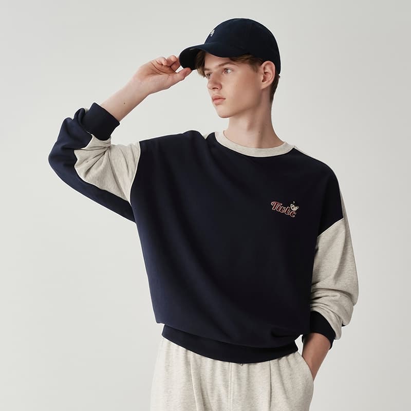 Кофта Teenie Weenie Men Evergreen Collection Свитшот Мужской Темно-синий - изображение 6