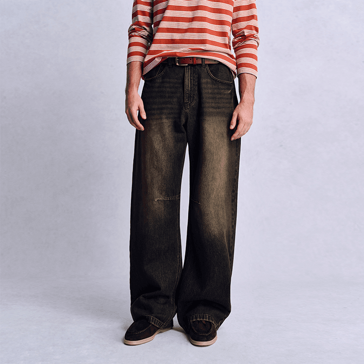 Штаны Teenie Weenie Men Denim Collection 25FW Джинсы Осенние Унисекс - изображение 5