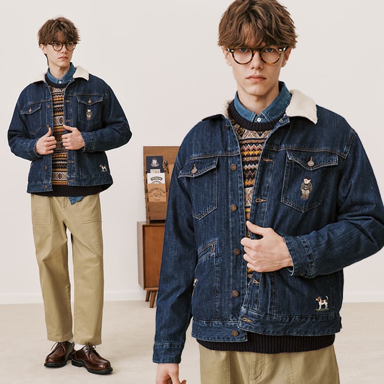 Джинсовая куртка Teenie Weenie Men FW23 vibe - изображение 4