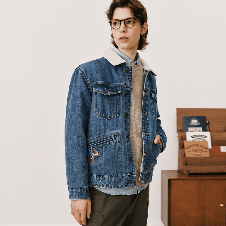 Джинсовая куртка Teenie Weenie Men FW23 vibe - изображение 7