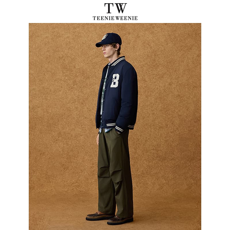 Зимняя куртка Teenie Weenie Men Light Warmth Collection Темно-синий Мужской Пуховики - изображение 6