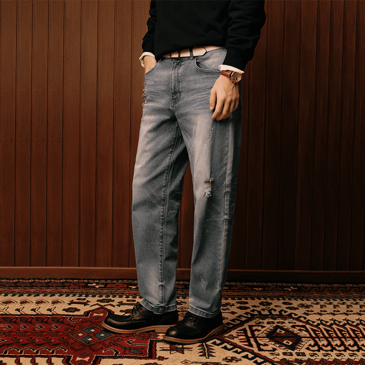 Штаны Teenie Weenie Men Denim Collection Джинсы Мужской Синий - изображение 5