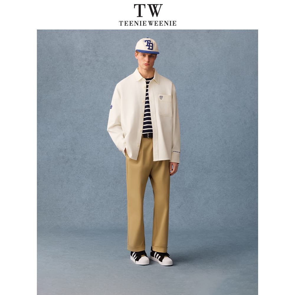 Рубашка Teenie Weenie Men American Old Money Style Collection Белый Мужской Рубашки - изображение 6